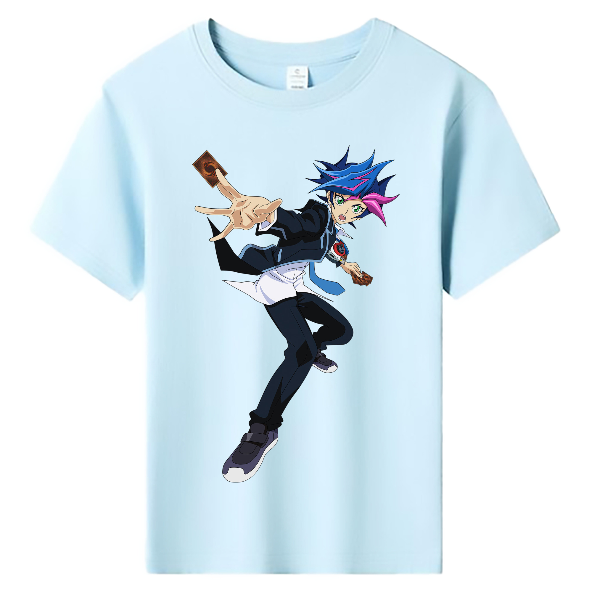 （画像用） 遊☆戯☆王 Yu-Gi-Oh! 綿100％キッズTシャツ（フロントプリント）